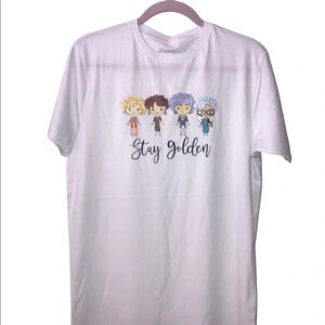 White Medium Short Sleeves “Golden Girls Tshirt” BNWOT